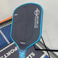 Nouvelle pagaie de pickleball J2NF, noyau en mousse EPP, épaisseur standard USAPA 16 mm, raquette de pickleball en fibre de carbone thermoformée T700