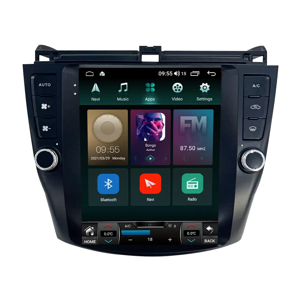 Navifly Tesla Android 6 + 128G аудио GPS-навигация для Honda Accord 7 2003-2008 Автомагнитола мультимедийный плеер авто<span class=keywords><strong>радио</strong></span> без CD