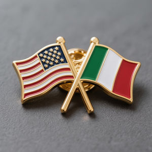 Оптовая продажа на заказ Античный Современный Дизайн Жесткий металлический значок мягкий кантри Чили Сербия эмаль нагрудные значки Магнитный флаг оптом - Product Image 6