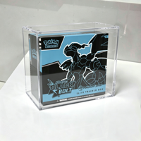 Boîte de protection magnétique en acrylique écologique pour boosters Pokémon ETB