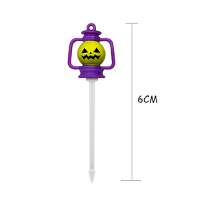 <span class=keywords><strong>Halloween</strong></span> <span class=keywords><strong>Fantôme</strong></span> Citrouille Couverts Jetables Pinchos De Comida Para Almuerzo Amusant Déjeuner Nourriture Fruits Pops pour Enfants Dessin Animé <span class=keywords><strong>Dessins</strong></span> - Product Image 3