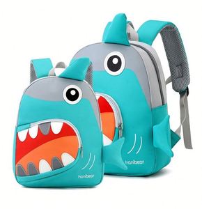 Children's <b>Waterproof</b> Explorer Pattern Anti-Lost Bookbag Kids <b>School</b> <b>Backpack</b> Zipper Closure Oxford Polyester Cartoon Design - Product Image 3