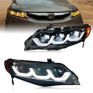 Faros Delanteros LED para <span class=keywords><strong>Honda</strong></span> <span class=keywords><strong>Civic</strong></span> 8ª Gen 06-09, Luces de Encendido DRL, Señal de Giro Secuencial, Luces de Repuesto Automotrices - Product Image 2