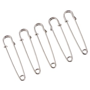 Épingles de sûreté grandes et extra grandes en acier renforcé pour la fixation des vêtements, usage général - Product Image 5