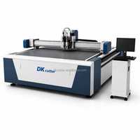 Máquina de Corte Industrial CNC con Cuchilla Oscilante para Paneles de Aluminio, Paneles de Nomex, Paneles Compuestos y Materiales Aeroespaciales