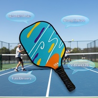 Vente directe d'usine Raquette de pickleball en fibre de verre matériau nid d'abeille fibre de carbone T700 12 mm d'épaisseur 220 g Adulte Enfant 0 trous