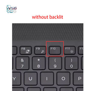 ที่วางมือแล็ปท็อปสีดำ SZ-Wisbuild พร้อมคีย์บอร์ดแบบ US สำหรับ Dell Inspiron 3580 3581 3582 3583 P4MKJ 0P4MKJ - Product Image 6