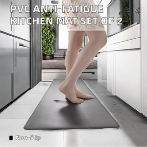 Sıcak Satış Modern PVC Yorgunluk Önleyici Mutfak Paspası ve Halı Seti <span class=keywords><strong>2</strong></span>'li Jakarlı Stil - Product Image 2