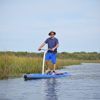Tabla de Pedales Comercial QIQU USA Chevron Phillips de PE Rotomoldeado para SUP (Stand Up Paddle)