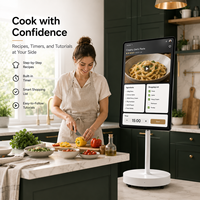 Pantalla Inteligente Portátil Personalizada con Soporte Rodante y Pantalla Táctil para Entretenimiento en el Hogar, Reuniones de Negocios y Educación