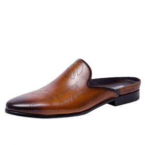 Nouvelles Chaussures en Cuir Décontractées de Luxe, en Cuir Véritable, Chaussures Habillées Formelles pour Hommes, Tendance Rétro, Chaussures de Mariage - Product Image 3