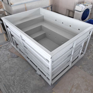 Equipo profesional de fibra de vidrio para <span class=keywords><strong>patio</strong></span> de alta calidad, madera WPC, tamaño pequeño, sobre el suelo, spa al aire libre, <span class=keywords><strong>piscina</strong></span> portátil - Product Image 3