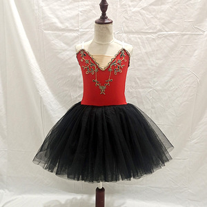 Robes de ballet HIPPO KIDS Performance, bleu, rose, noir, <span class=keywords><strong>rouge</strong></span>, tutu <span class=keywords><strong>classique</strong></span> professionnel, <span class=keywords><strong>justaucorps</strong></span>, vêtements de <span class=keywords><strong>danse</strong></span> - Product Image 1