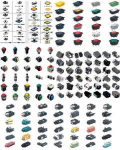 Interruptor momentáneo redondo de 16mm 3A 125V/AC 6A 125VAC Interruptor de botón pulsador de reinicio automático rojo de - Product Image 4