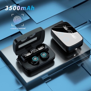 Écouteurs intra-auriculaires sans fil <span class=keywords><strong>M9</strong></span> TWS, casque d'écoute, avec écran miroir, étanche, stéréo 9D, HiFI, HD, pour le Sport, la course - Product Image 4