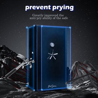JB New Item 25 Guns Safes 2 Hours Fireproof Safe Black 105 Kgs for Guns