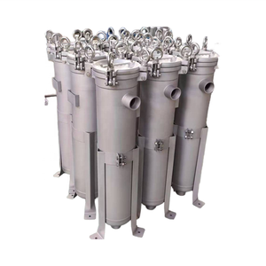 Endüstriyel sıvı Filtration syonu için yan giriş karbon çelik tek çanta filtre yuvası - Product Image 1
