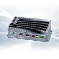 Mini PC industriel embarqué sans ventilateur avec processeur J1900/i3/i5, système Linux/Windows, 2 ports LAN/4 ports USB/6 ports COM/HDMI+VGA/GPIO/Audio