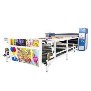 Manual Grade Roll Roll Sublimation Printing <b>Machine</b> Automatic Rolling Fabric Heat Press Garment Vacuum New Label <b>Printer</b> - Product Image 4
