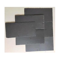 Tuiles de toit en ardoise noire naturelle, design traditionnel avec finition de surface fendue pour villas, meilleur prix aux Philippines