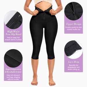 Pantalon Capri moulant pour femmes Taille haute Contrôle du ventre Leggings en forme de fesses Gainante Pour Femmes - Product Image 4