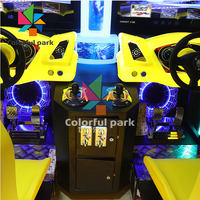 Parc coloré 32 pouces écran simulateur Outrun course jeux d'arcade Machine à pièces de monnaie Machine voiture jeu de course