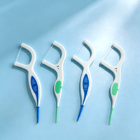 Brosses interdentaires 2-en-1 avec cure-dents intégrés et double fonction pour le nettoyage des dents