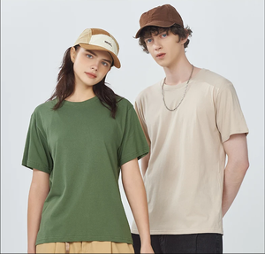 T-shirt col rond 100 % coton pour homme, personnalisable avec logo imprimé DTG, coupe classique, idéal pour uniformes d'association – Commande en gros - Product Image 2