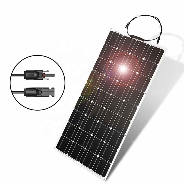 12V 100W Monocrystalline Flexible Solar Panel for Car/Boat High Quality Flexible Panel Solar 100w China