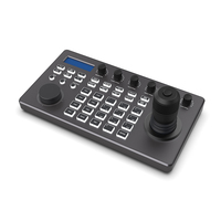 Controlador de teclado PTZ de red con joystick 4D y configuración web, para sistema de videoconferencia PoE