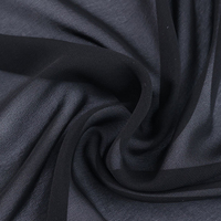 Fournisseur d'usine – Tissu en velours noir super respirant 100 % polyester, style Dubaï, pour Abaya, idéal pour la mode musulmane et arabe