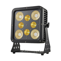 MoFeng 4x50W COB Wash + 4x10W Beam Projecteur PAR étanche IP65 200W RGBW 4-en-1/5-en-1/6-en-1 DMX Éclairage de scène LED extérieur