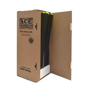 Papel de Liar en Cono Sin Blanquear, Conos Preliados de 109 mm, Accesorios para Fumar con Logotipo Personalizado - Product Image 1