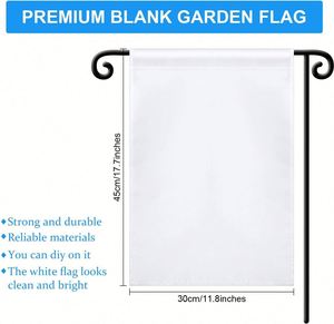Wholesale 12x18" Double Sided Eco-Friendly Durable <b>Garden</b> <b>Flag</b> Custom Sublimation Printed Polyester Burlap Yard Decor - Product Image 4