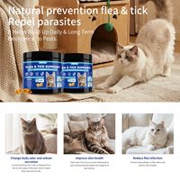 Pencegahan Kutu dan Tungau untuk Kucing, Permen Kunyah Lembut yang Aman dengan Vitamin & Mineral untuk Mendukung Imunitas & Kesehatan Kulit/Bulu, Semua Ras & Usia