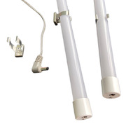 Éclairage d'étagère personnalisé basse tension LED barre lumineuse à tube rond pour présentoirs étagères à livres rayonnage gondole
