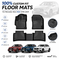 Tapis de sol de voiture 3D TPE toutes saisons, tapis de coffre et tapis intérieurs pour Mercedes Benz GLA, Classe E, GLC - Vente en gros
