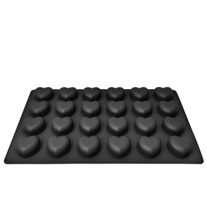 40x60CM Grand moule de cuisson en forme de coeur Moule à gâteau mousse en silicone de qualité alimentaire à 24 cavités pour chocolat et bonbon - Product Image 6