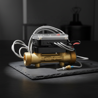 Compteur d'eau intelligent MBUS IP68 en laiton à ultrasons, capteur OEM, transmission numérique à distance, haute performance ISO04064