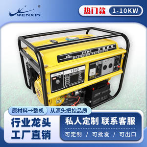 Generador de Gasolina Wenxin de 6kW, 8kW, 3kW, 220V, Monofásico, Trifásico, Refrigerado por Aire, Portátil, para Uso en Exteriores - Product Image 4