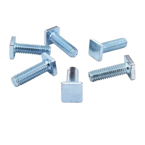 M4 M5 M6 M8 đầu vuông trượt máy vít hình chữ T đầu mỏng bu lông thép carbon mạ kẽm Vít ren đinh tán móng tay - Product Image 1