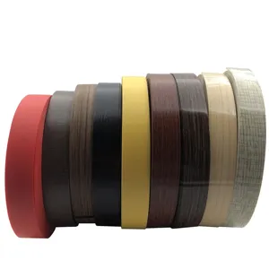 Solid/ Wood Grain Color High Glossy Matt Pvc Edge Bnading Tape Edging Banding Rolls