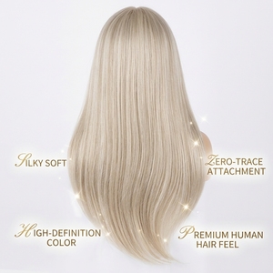Extension di <span class=keywords><strong>Capelli</strong></span> con Cuticole Allineate, 100% Vergini Non Trattati, <span class=keywords><strong>Capelli</strong></span> Umani Vietnamiti, 10 Pollici Lisci con Punte Pieno, per Donne, <span class=keywords><strong>Castano</strong></span> con Mèches - Product Image 4