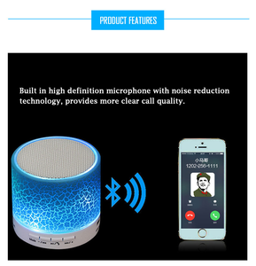 Boîte à musique stéréo A9 USB Mini haut-parleur <span class=keywords><strong>portable</strong></span> sans fil RGB téléphones mobiles à piles pour l'extérieur bon marché à la mode - Product Image 6