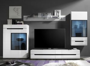 リビングルームのプリマモダンデザインTVウォールユニット木製TVスタンド家具キャビネットウォールユニットデザイン - Product Image 4