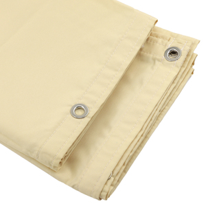 Voile d'<span class=keywords><strong>ombrage</strong></span> beige imperméable pour clôture, écran de confidentialité, garde-corps de balcon, en tissu polyester anti-UV, protection solaire, bâche de <span class=keywords><strong>terrasse</strong></span> - Product Image 3