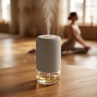 Diffuseur de parfum automatique pour la maison, design unique, décoration de yoga, éclairage LED ambiant en tissu, brume froide, 100 ml