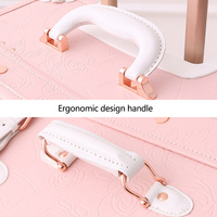 Juego de Maletas de Viaje de Lujo con Grabado Vintage Personalizado, 7 Piezas, con Candado Personalizado para Mujer, Venta al Por Mayor de Fábrica