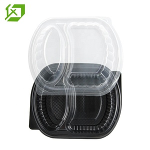 Nhựa dùng một lần 1 2 3 4 ngăn chứa thực phẩm lò vi sóng và Takeaway an toàn để phục vụ thực phẩm trong từng phần - Product Image 1