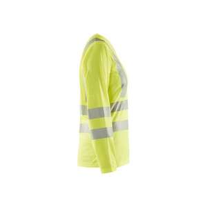 BLAKLADER - 348510133300XL Camiseta Hi-Vis de manga larga para mujer Yellow - EAN 7330509645291 ROPA DE TRABAJO DE LA HI-VIS - Product Image 4